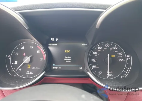 2020 Alfa Romeo Giulia Sport Rwd from USA, damaged, VIN ZARFAMAN9L7637186